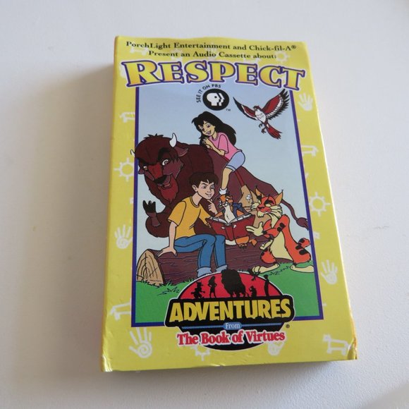 ADVENTURES from BOOK OF VIRTUES Respect CASSETTE & USB Flash Drive w MP3 Files - Picture 2 of 4